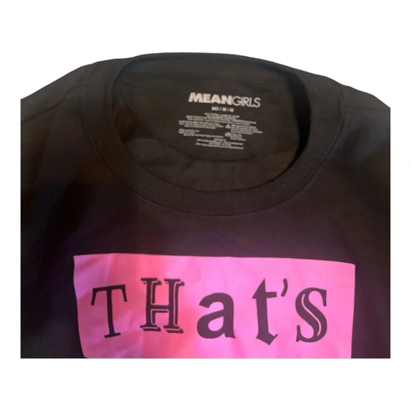 Mean Girls That's So Fetch Sweatshirt Black Medium - Picture 5 of 7
